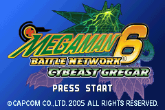 Mega Man Battle Network 6: Cybeast Gregar screenshot 3 for GameBoy Advance